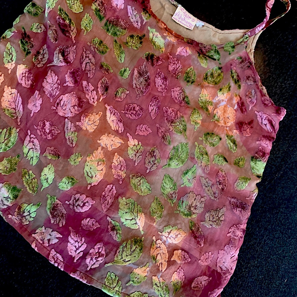summer shirt flowing spaghetti strap